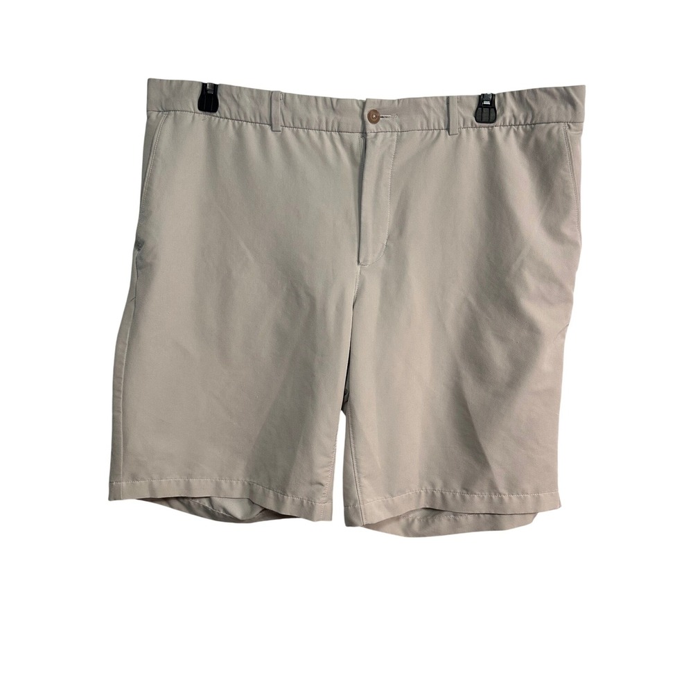 Nike Dri-FIT Mens Golf Shorts Light Gray Size 40 Stretch Performance Flat Front